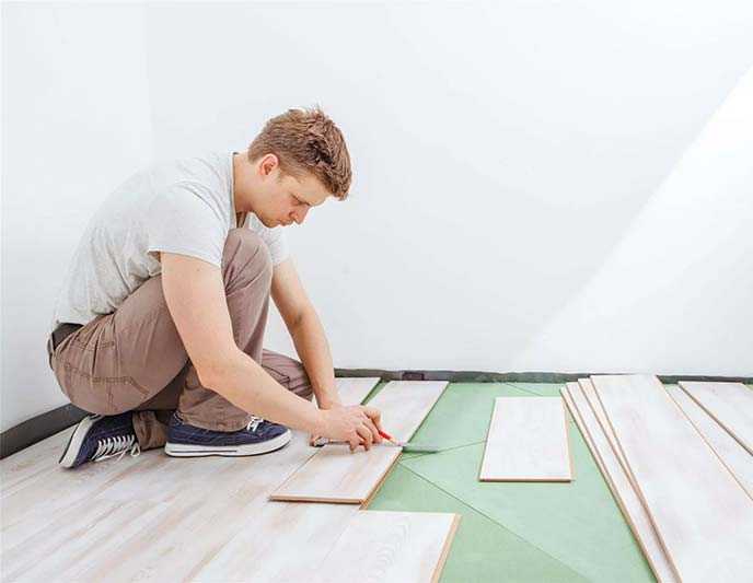 Expert install woodfloor